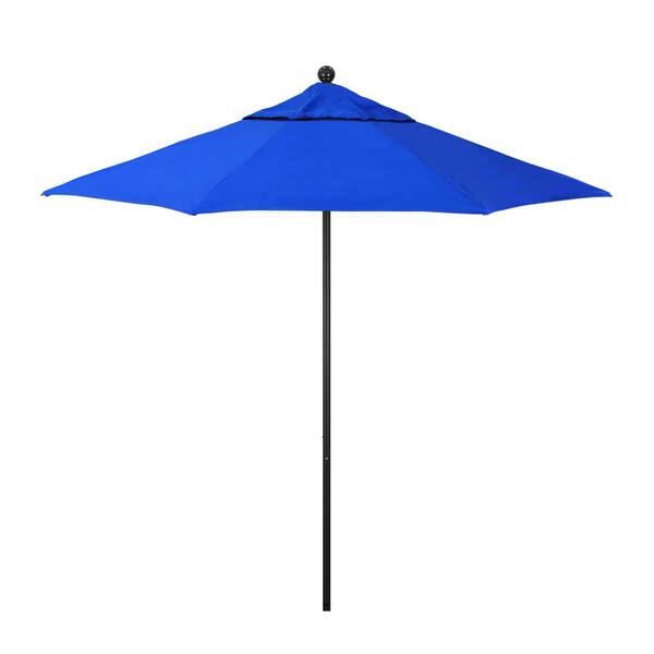 Reviews for California Umbrella 7.5 ft. Stone Black Aluminum Market