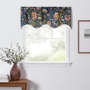 Regency 15 in. L Cotton Lined Duchess Filler Valance in Navy