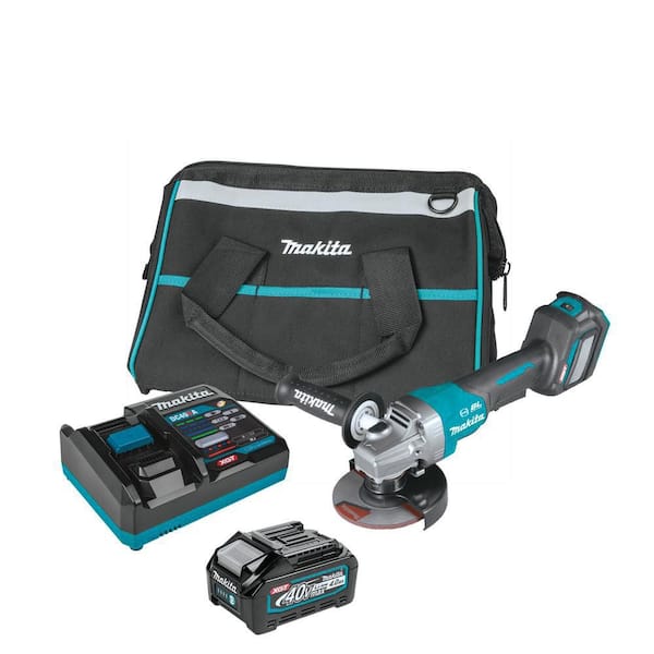 40V Max XGT Brushless Cordless 4-1/2/5 in. Paddle Switch Angle Grinder Kit with Electric Brake, AWS Capable (4.0Ah)