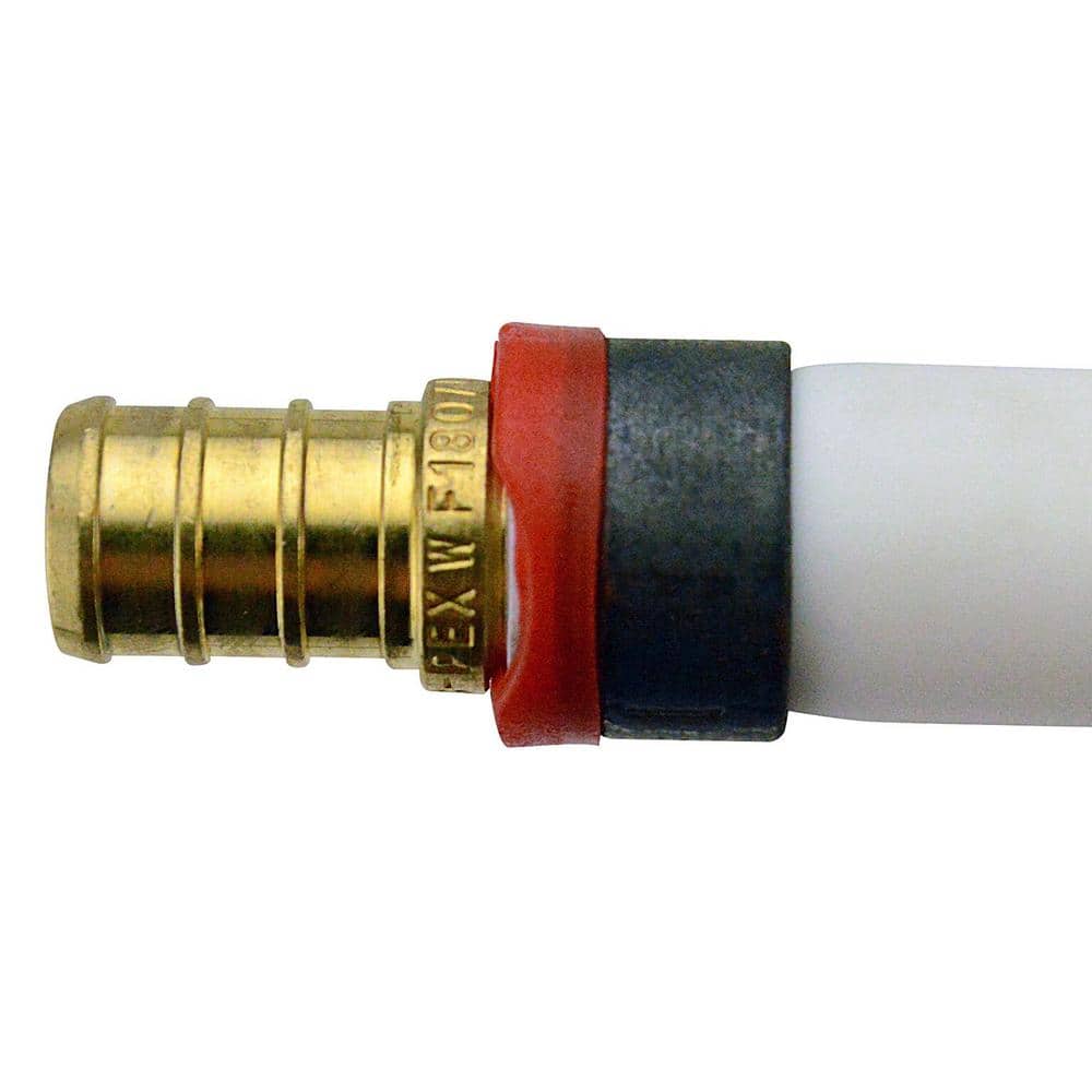 1/2" Brass PEX-B Barb Coupling for Potable Water