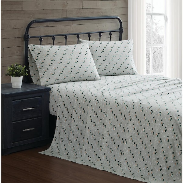 Truly Soft Corgi Snowday Full Flannel Sheet Set