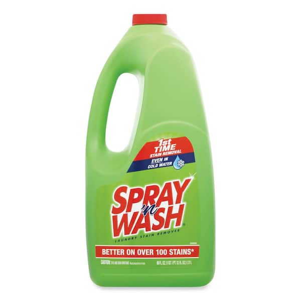 SPRAY 'N WASH 60 oz. Pre-Treat Fabric Stain Remover Refill, Liquid Bottle, (6/Carton)