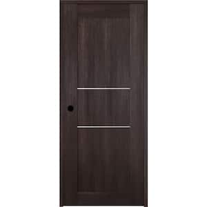 Vona 30 in. x 80 in. Right-Handed Solid Core Veralinga Oak Prefinished Textured Wood Single Prehung Interior Door