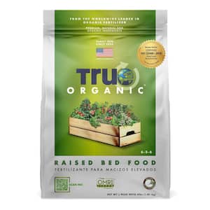 4 lbs. Organic Raised Bed Plant Food Dry Fertilizer, OMRI Listed, 6-3-6