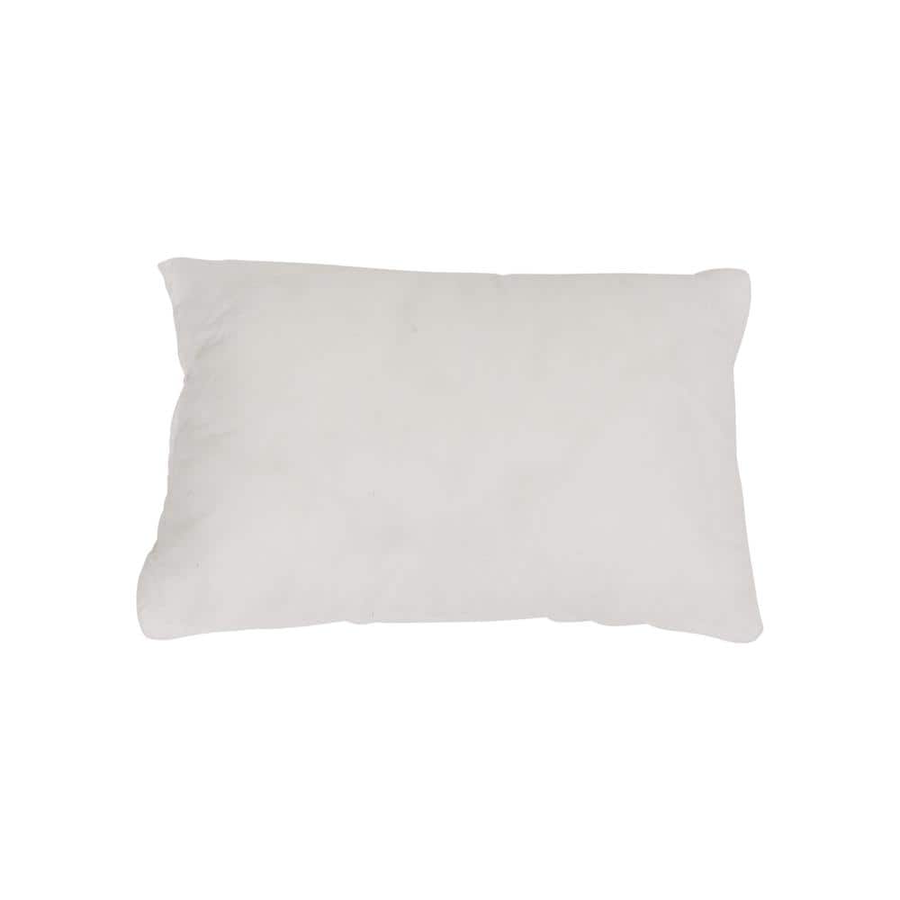 Cream and Mustard Embroidered Cotton Lumbar Pillow