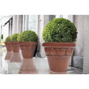 32 in. Dia Brown Composite Commercial Planter (5-Pack)