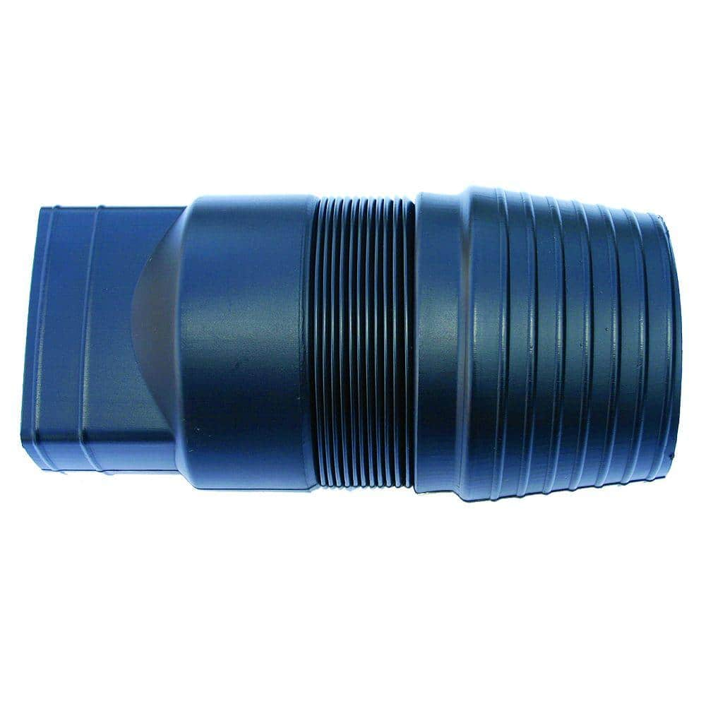 UPC 096942756358 product image for 2 in. x 3 in. Polyethylene Expandable Downspout Adapter | upcitemdb.com