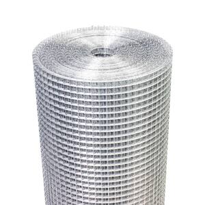 60 in. x 100 ft. x 11 in. H 1/2 in. 19-Gauge Iron Hardware Cloth Welded Cage Wire Chicken Fence Mesh Rolls