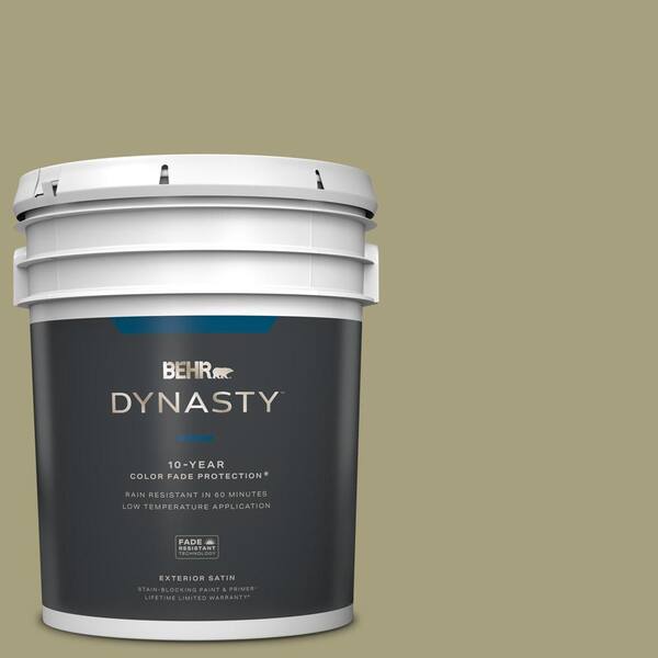 BEHR DYNASTY 5 gal. #S350-4 Sustainable Satin Enamel Exterior Stain-Blocking Paint & Primer