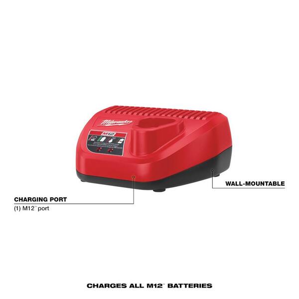 Brand New Milwaukee M12 Lithium Ion 12 Volt Battery Charger 48-59-2401 