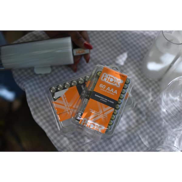 HDX AAA Alkaline Battery (48-Pack) 7171-24 - The Home Depot