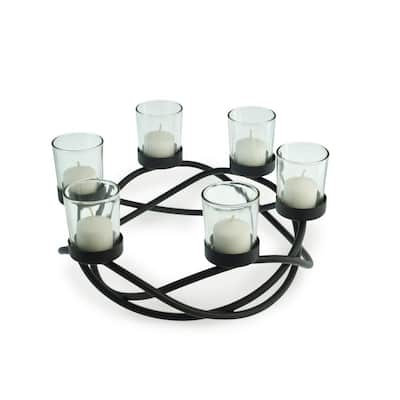 Black - Candle Holders - Home Decor - The Home Depot