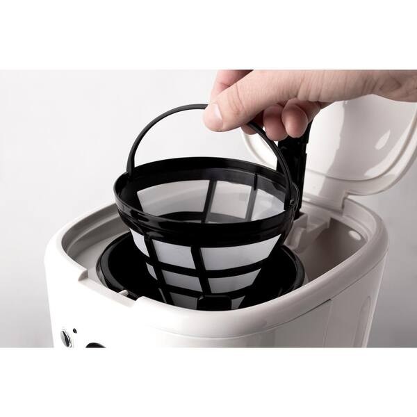 HADEN Heritage 12-Cup Ivory White Retro 
