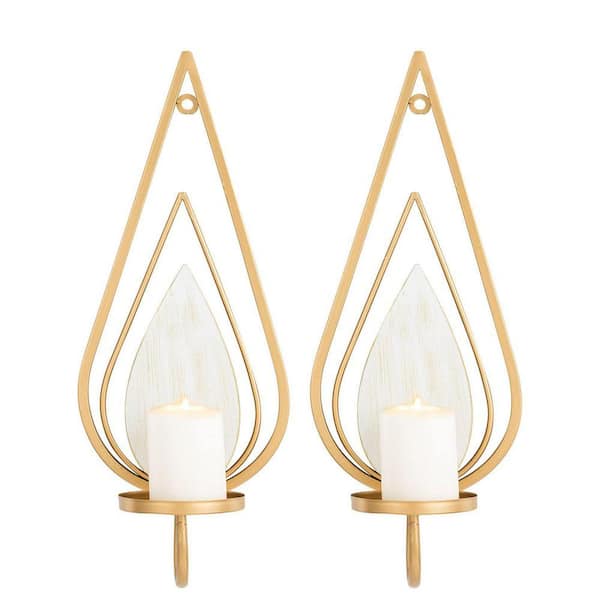 Gold Wall Candle Holdersnull