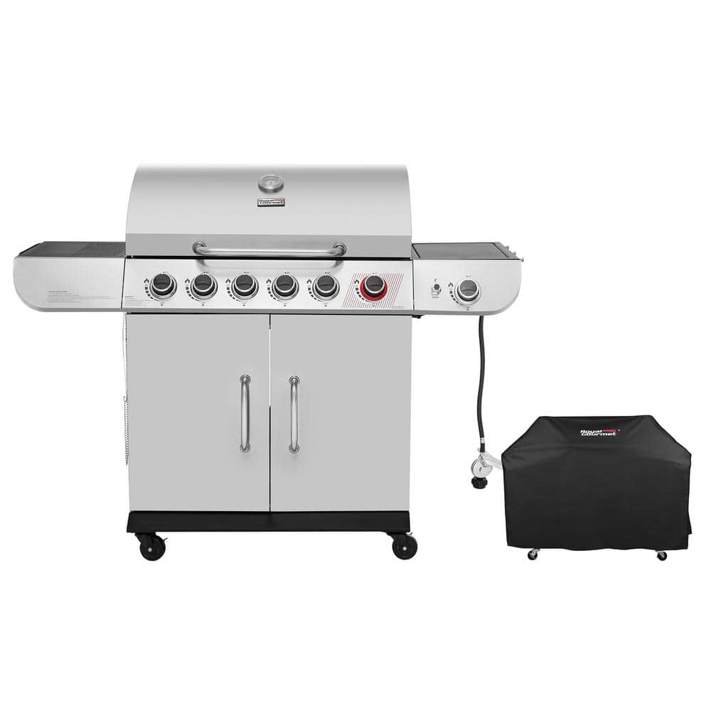 6 burner stainless steel bbq best sale