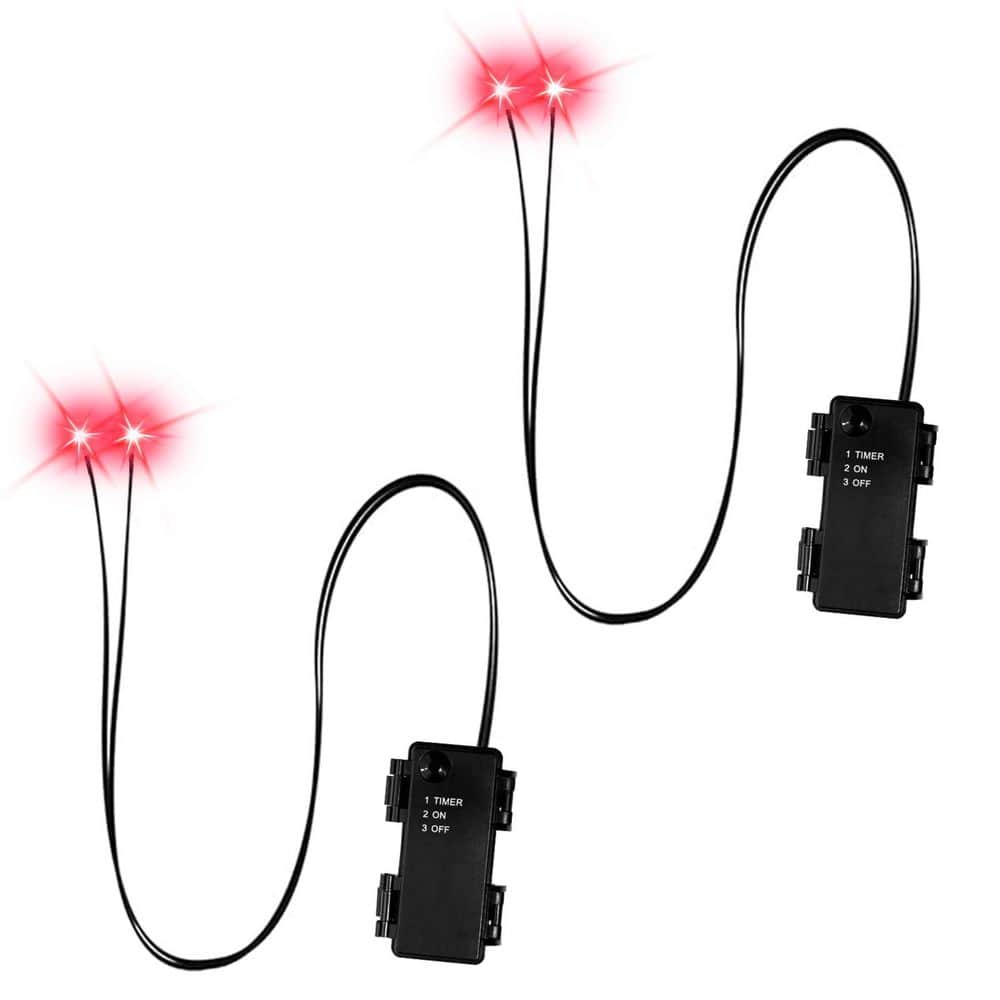 Halloween LED Glowing Eyes with Timer and Multi-Use Design for Masks Pumpkins Tombstones and Props (2-Pack) price history on PriceWatchPro