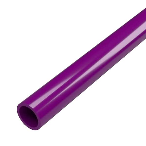 Formufit 3/4 in. x 5 ft. Furniture Grade Sch. 40 PVC Pipe in Purple