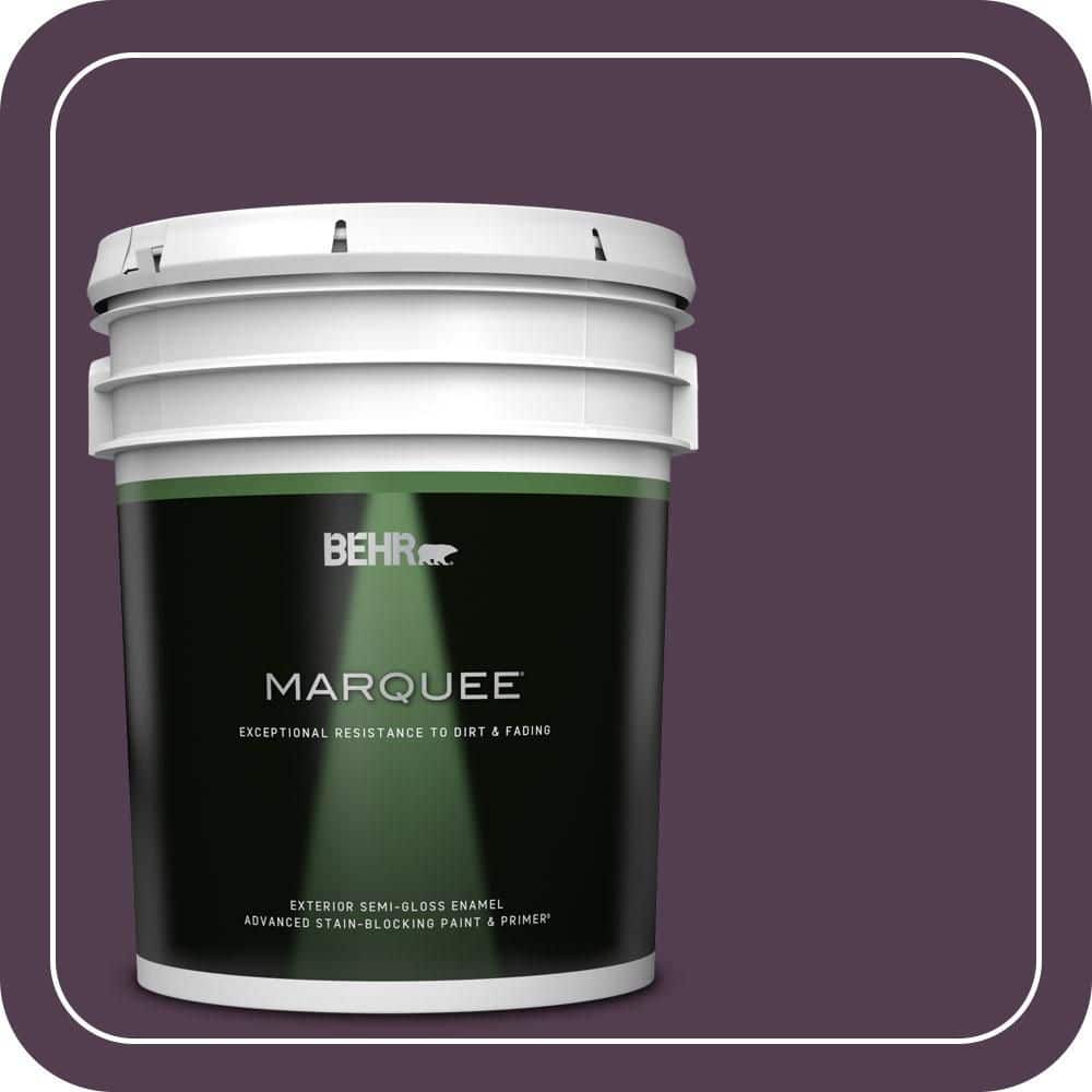 5 gal. #PPU17-02 Oriental Eggplant Semi-Gloss Enamel Exterior Paint & Primer price history on PriceWatchPro