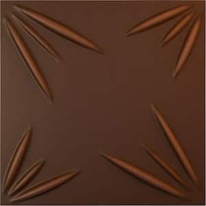 19 5/8 in. x 19 5/8 in. Inula EnduraWall Decorative 3D Wall Panel, Aged Metallic Rust (12-Pack for 32.04 Sq. Ft.)
