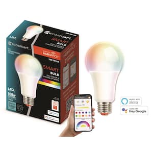 EcoSmart 60-Watt Equivalent A19 Dimmable CEC Motion Sensor LED Light Bulb  with Selectable Color Temperature (1-Pack) 11A19060WCCTM01 - The Home Depot