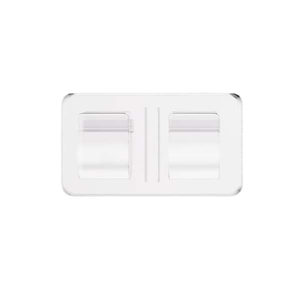 Cable Clips with Waterproof Adhesive Strips for Hanging Outdoor Finial String Lights and Christmas Light (25-Pack)