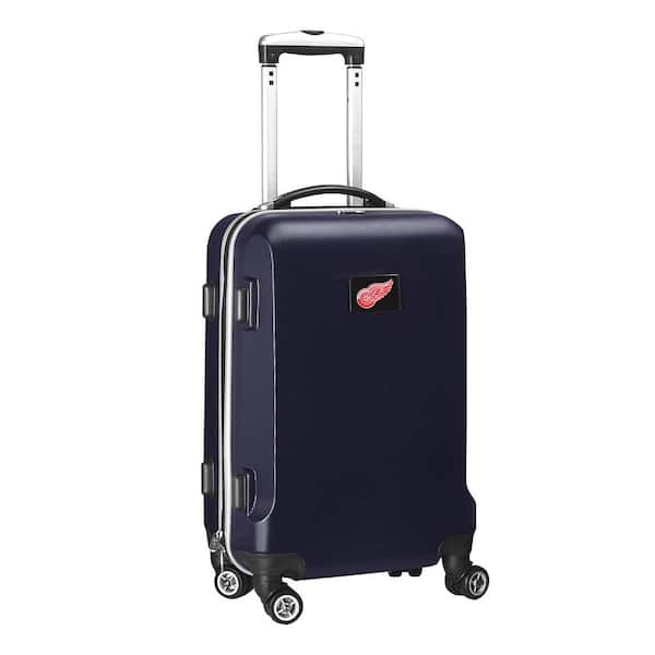 Denco NHL Detroit Red Wings Navy 21 in. Carry-On Hardcase Spinner Suitcase