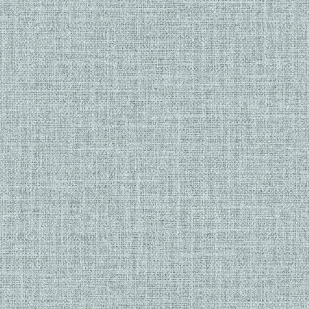 Seabrook Designs Woven Raffia Moonlight Sea Mist Shimmer Vinyl ...