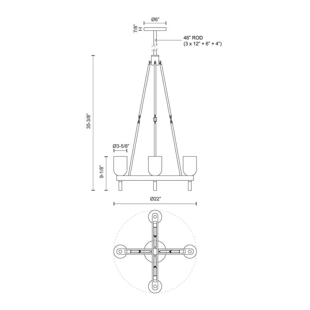 Lucian Polished Nickel 22" Modern Crystal Bowl Chandelier