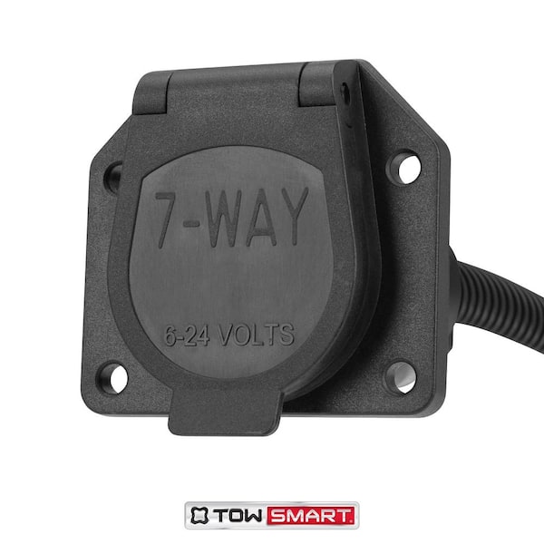 TowSmart 7-Way Blade to 4-Way Flat Trailer Light Wiring Adapter 1415 - The  Home Depot