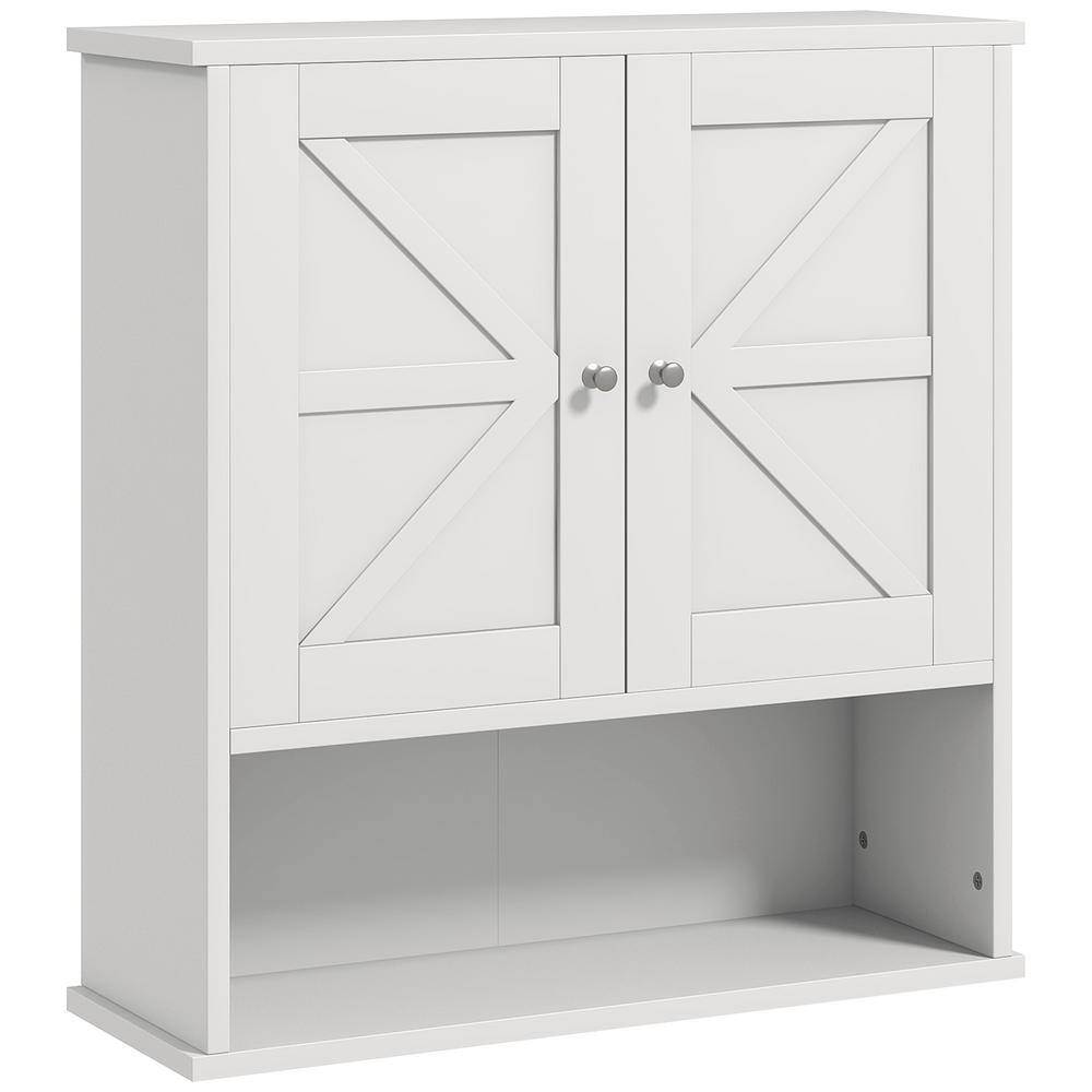 22.75 in. W x 24.25 in. H Rectangular White MDF Surface Mount Medicine Cabinet without Mirror, with Adjustable Shelf price history on PriceWatchPro