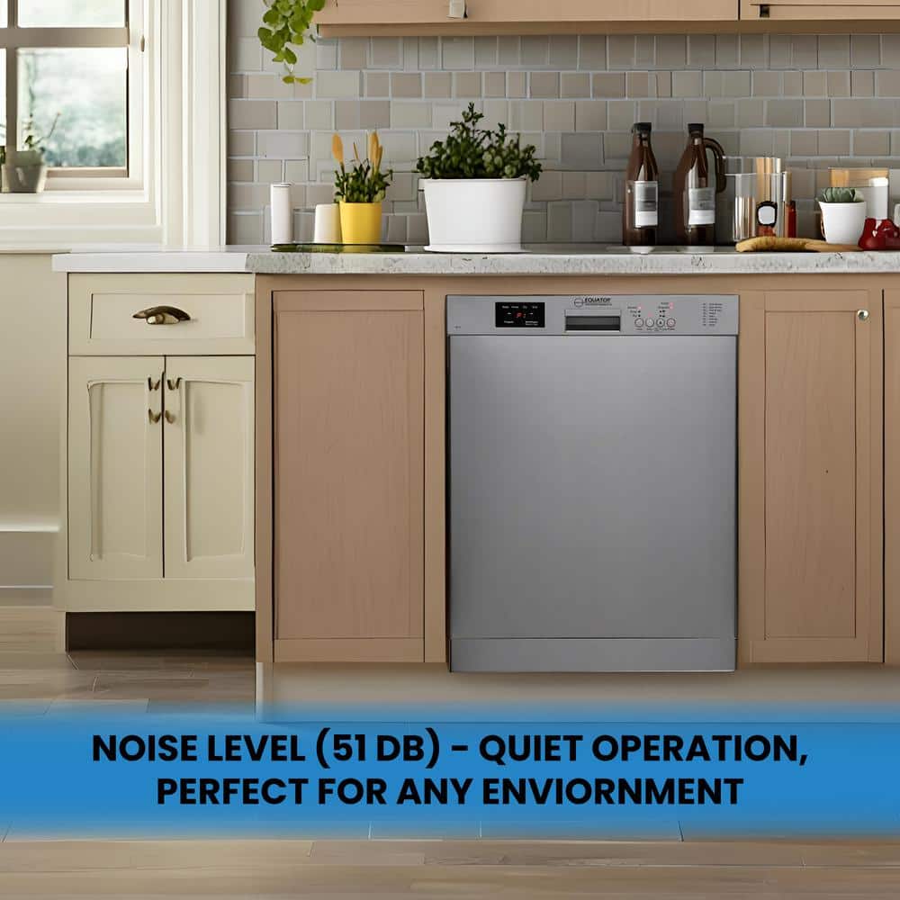 Equator 24" Stainless Steel Energy Star Quiet Dishwasher