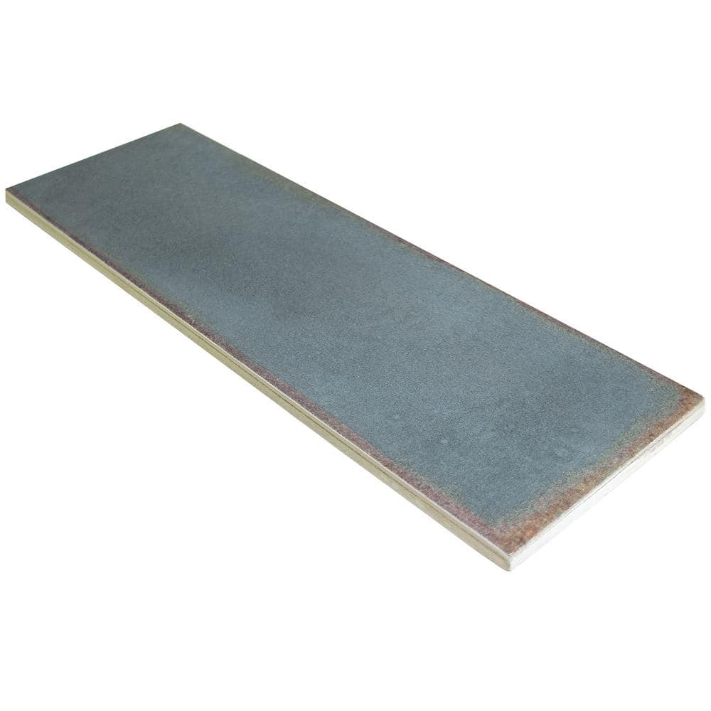 Coronado 4" x 12" Polished Blue Ceramic Subway Tile