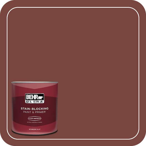 BEHR ULTRA 1 qt. #PMD-89 Decadence Extra Durable Flat Interior Paint & Primer