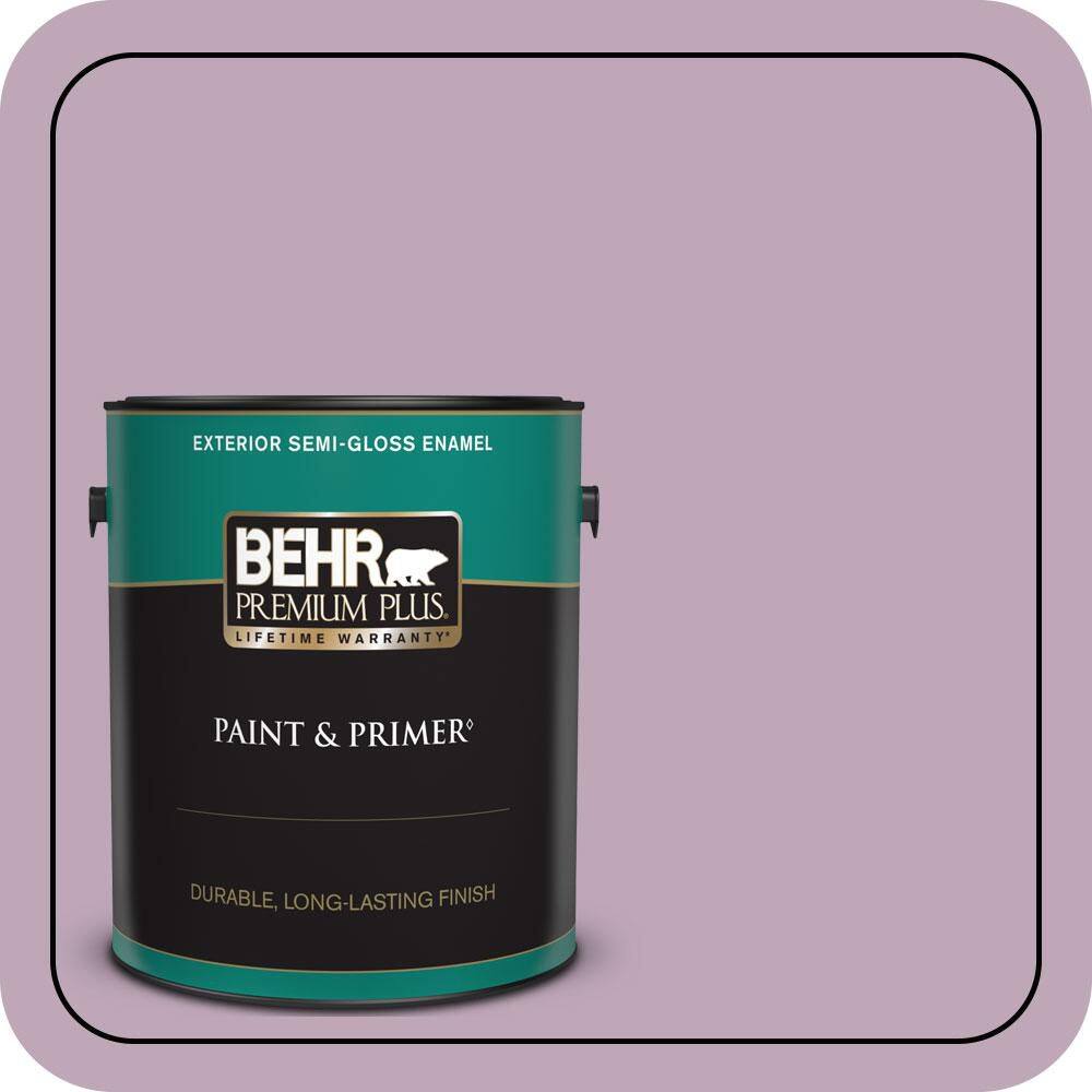 1 gal. #680F-4 Soft Heather Semi-Gloss Enamel Exterior Paint & Primer price history on PriceWatchPro