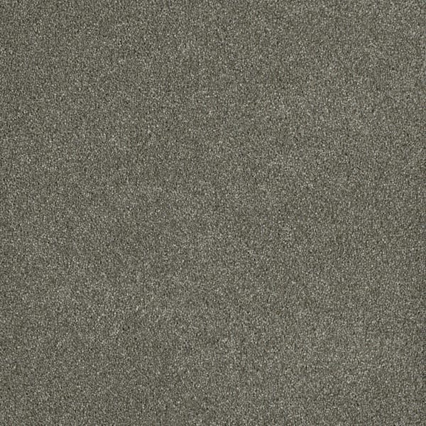Home Decorators Collection Chastain I - Conway - Gray 40 oz. SD Polyester Texture Installed Carpet