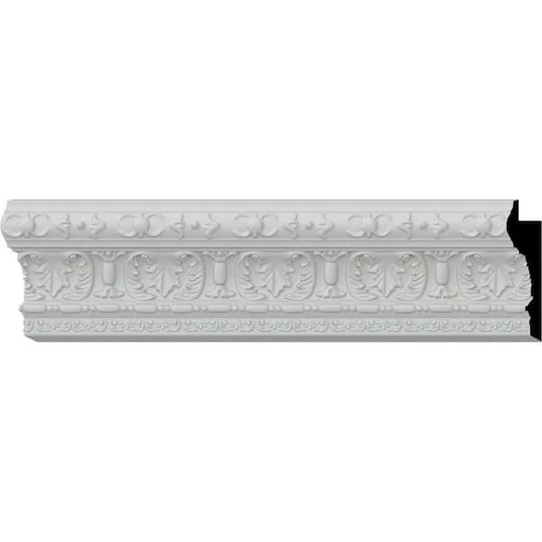 SAMPLE - 3/4 in. x 12 in. x 2-5/8 in. Urethane Piedmont Chair Rail Moulding