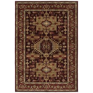 McAlester Burgundy 7 ft. 10 in. x 10 ft. Area Rug