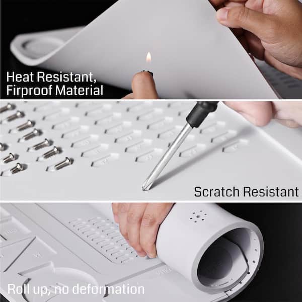 Large Size Heat-resistant Magnetic Silicone Mat for Heat Gun