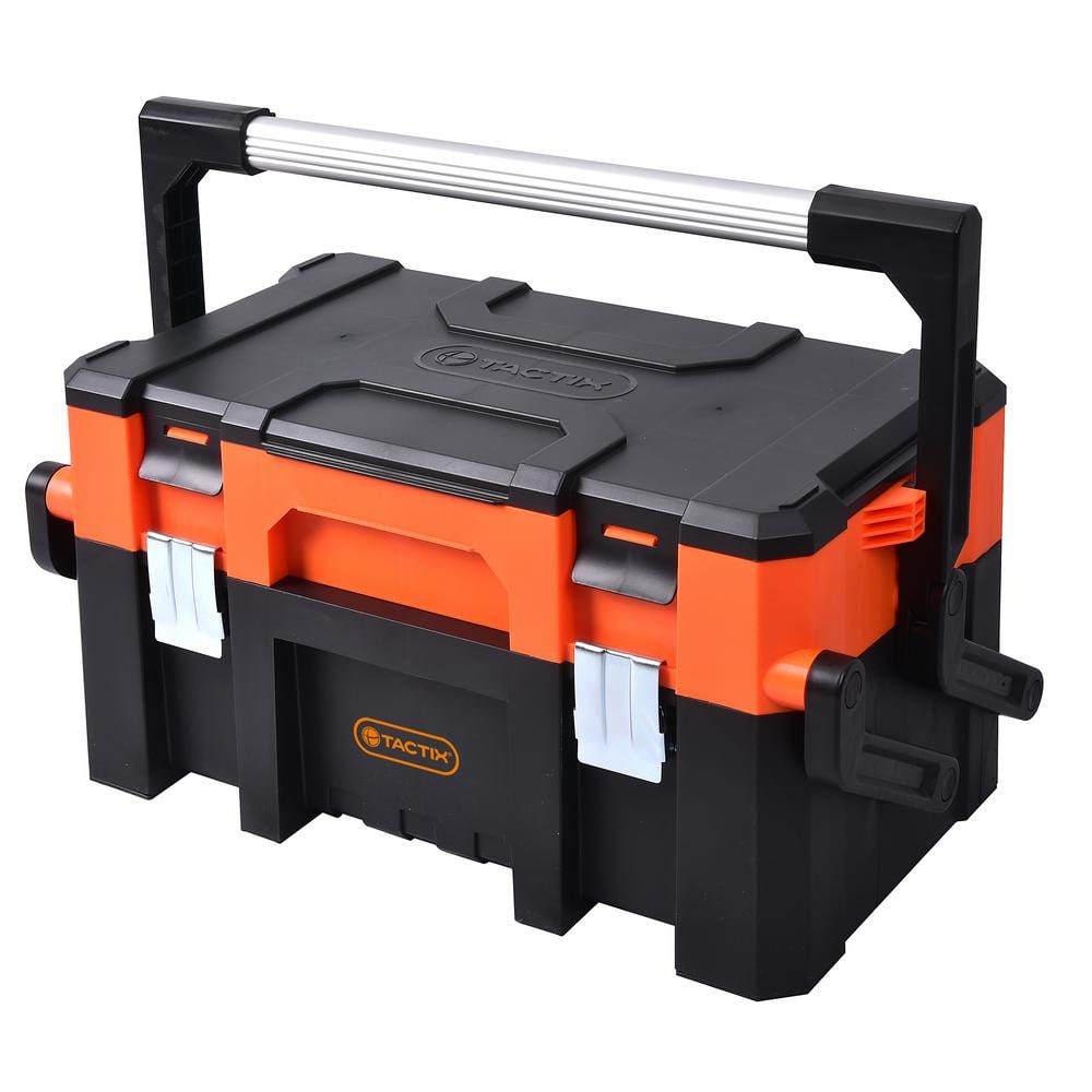TACTIX 22.75 in. Portable Tool Box 320658 - The Home Depot