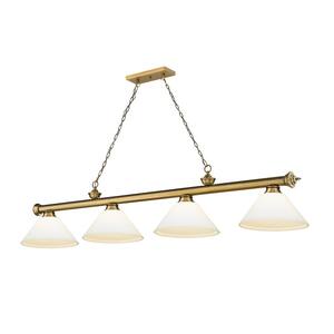 Traditional Brass Pool Table Light 