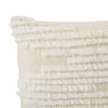 Home Decorators Collection Cream Fringe Textured 18 in. x 18 in. Square  Decorative Throw Pillow S00161045216 - The Home Depot