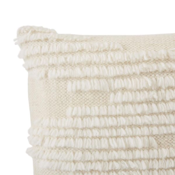 Fringe Linen Pillow Cover 20x20 Cream Neutral -  in 2023