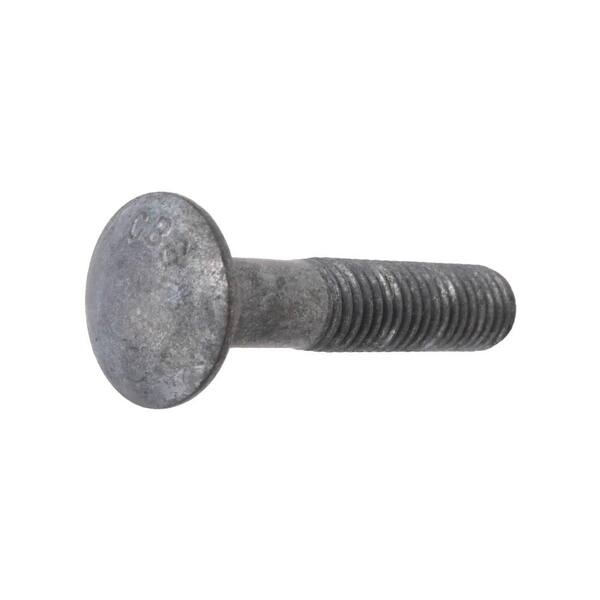 Carriage Bolts Hot Dipped Galvanized Grade 2 W/ Nuts 1/4-20 x 1'' Qty 2500 