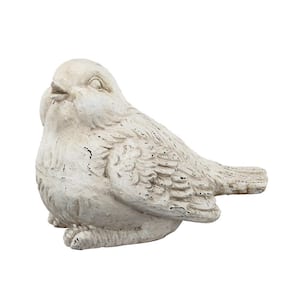 White Large Bird Figurine