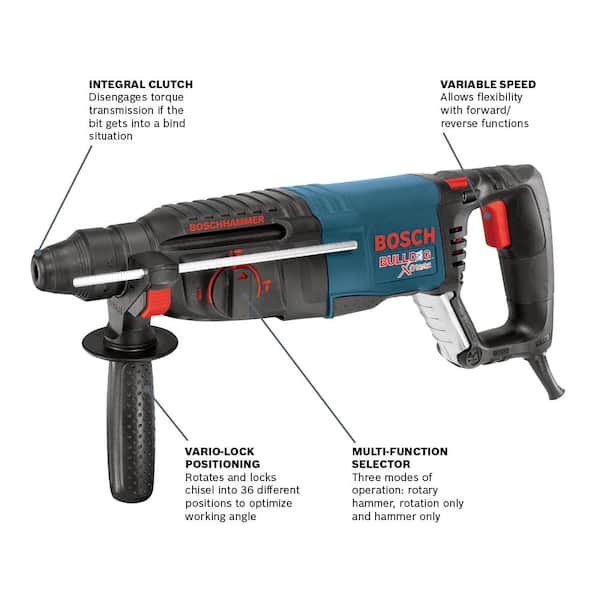 Bosch Bulldog 1"  Corded Rotary Hammer Drill for sale online 