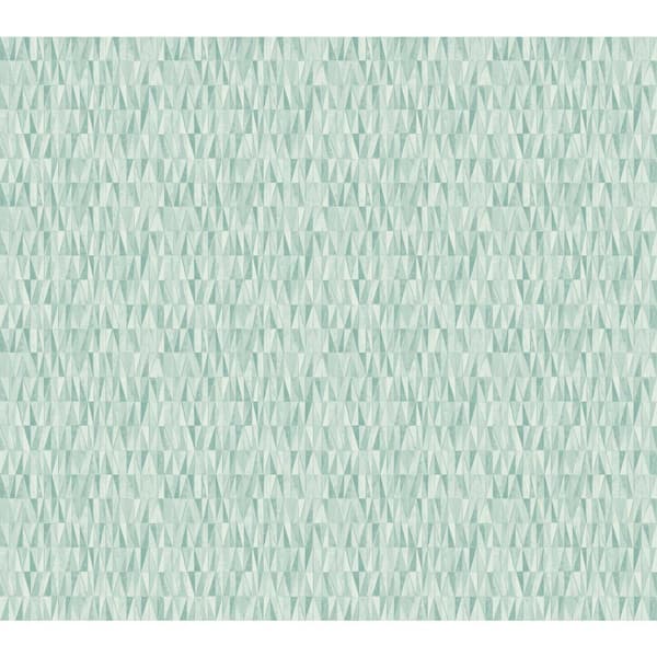 York Wallcoverings Blue Opaline Wallpaper, 27-in by 27-ft