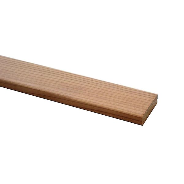 Mendocino Forest Products Redwood B Grade Heart Board (Common: 5/8 in. x 2-3/8 in. x 8 ft.; Actual: 0.625 in. x 2.375 in. x 96 in.)