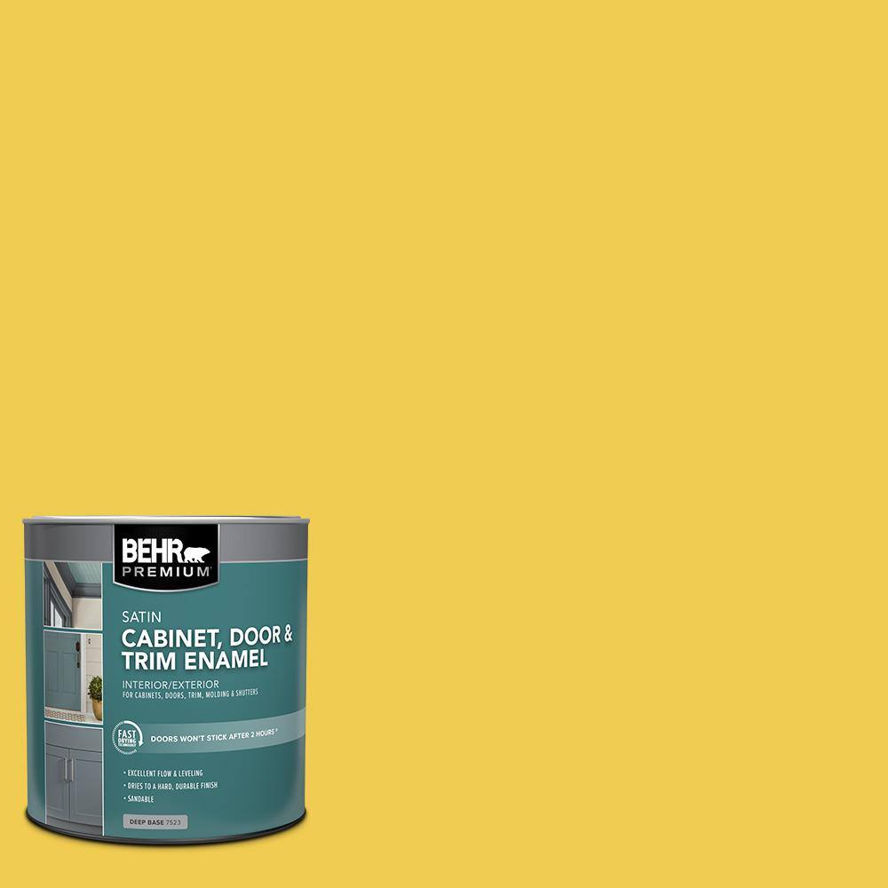 1 qt. #P310-6 Radiant Sun Satin Enamel Interior/Exterior Cabinet, Door & Trim Paint price history on PriceWatchPro