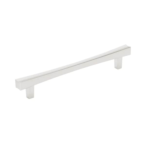 Amerock Pailou 6-5/16 in. Center-to-Center Modern Polished Chrome Bar Cabinet Pull