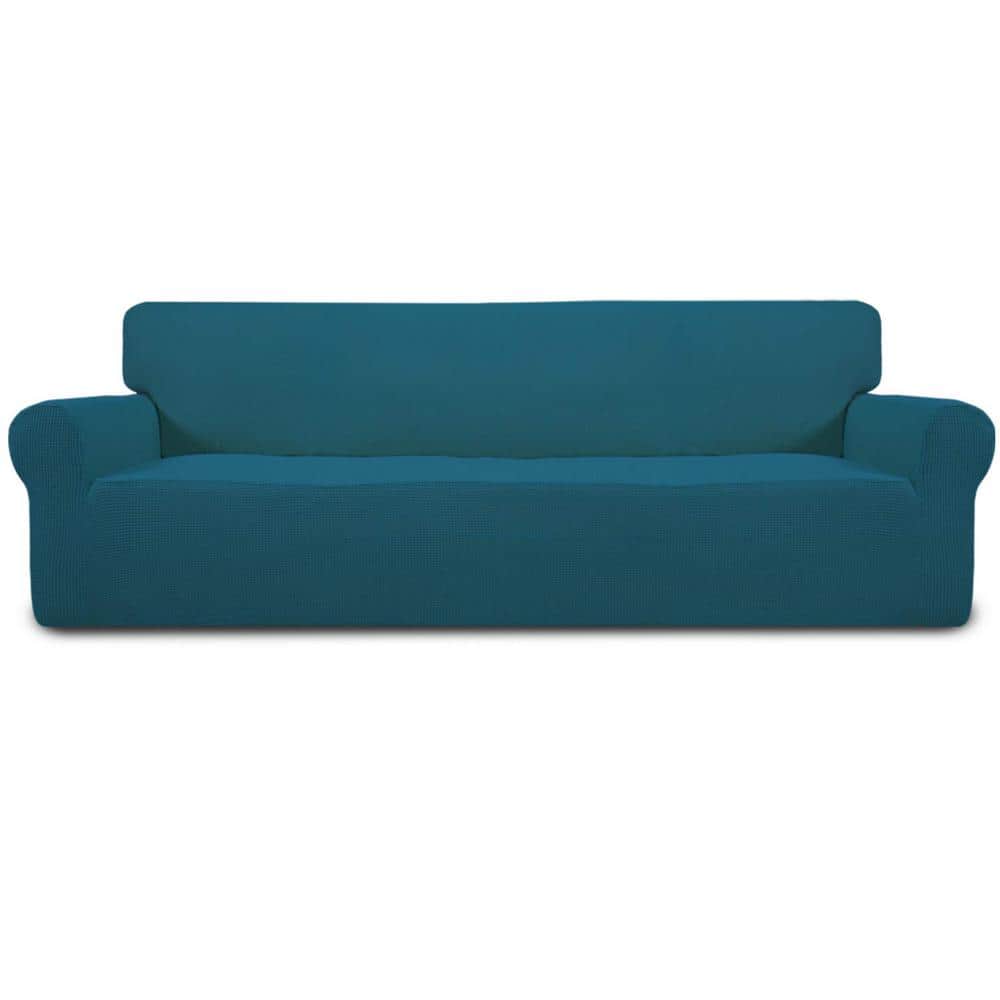 Stretch 4-Seater Sofa Slipcover 1-Piece Sofa Cover Furniture Protector Couc